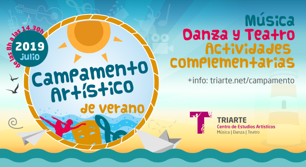 Campamento Artístico de Verano 2018 de Triarte, Málaga. Actividad realizada en julio de 2018 para niños desde 4 a 10 años.