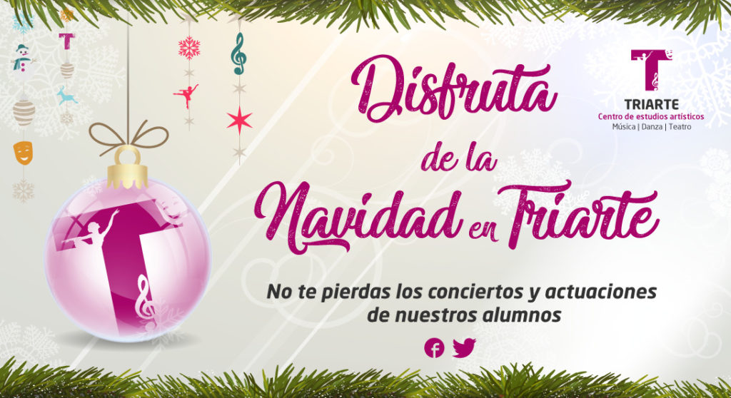 Disfruta la Navidad 2018 en Triarte. Puedes consultar todos los eventos que realizaremos durante este mes de diciembre accediendo a nuestra Agenda.